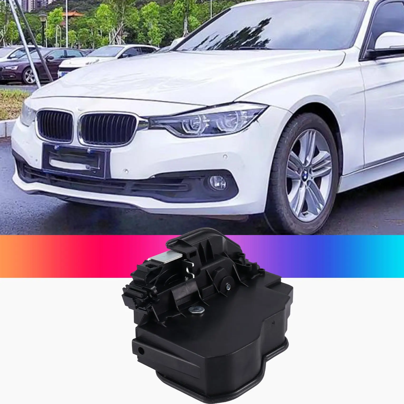 51227229460 Auto Rechts Achterdeur Slot Push Voor-Bmw 2005-2016 Versie