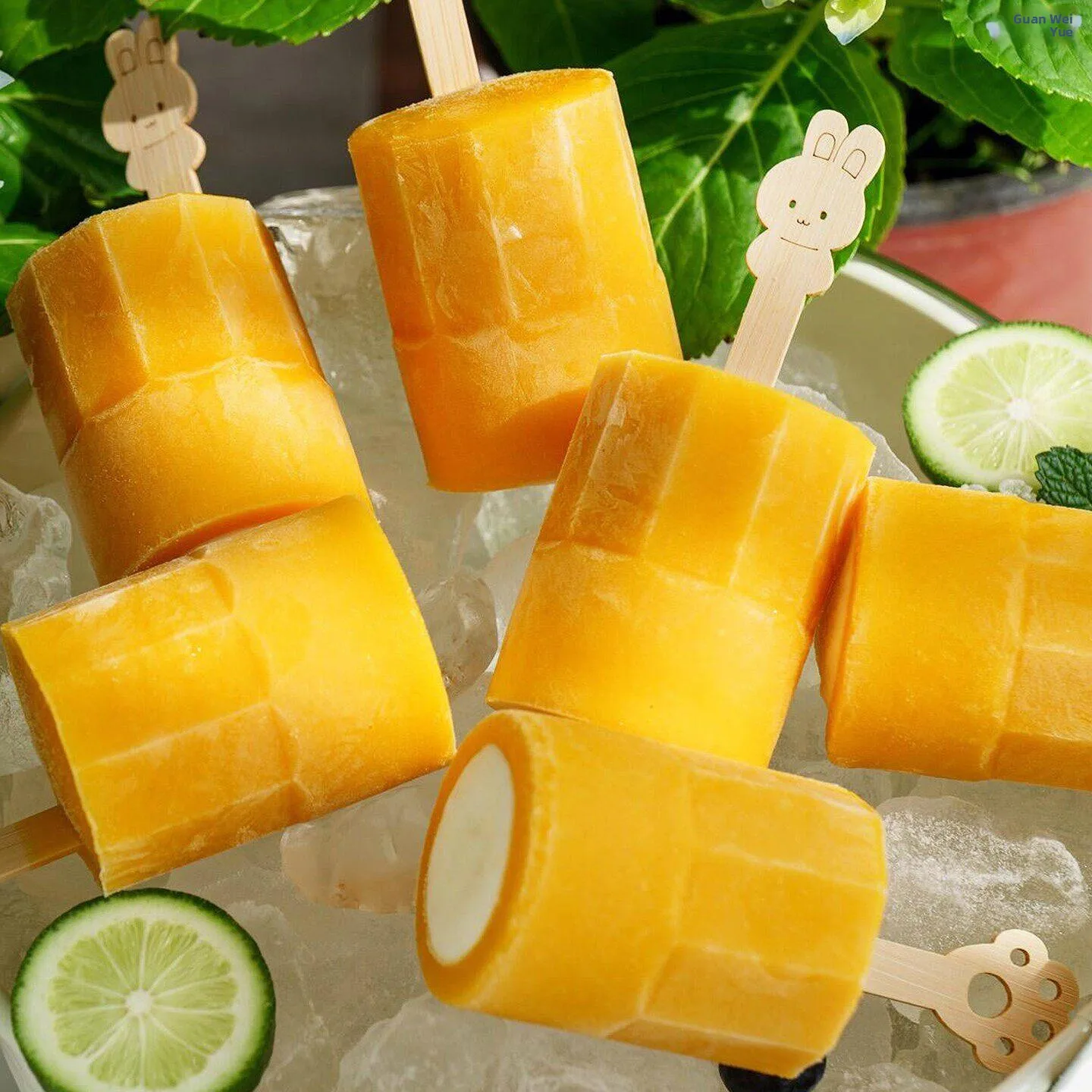 

Food Grade Silicone Ice Cream Mold Easy Unmold Home Use DIY Ice Children Cheese Stick Kitchen Cooking Utensils Ice Tray