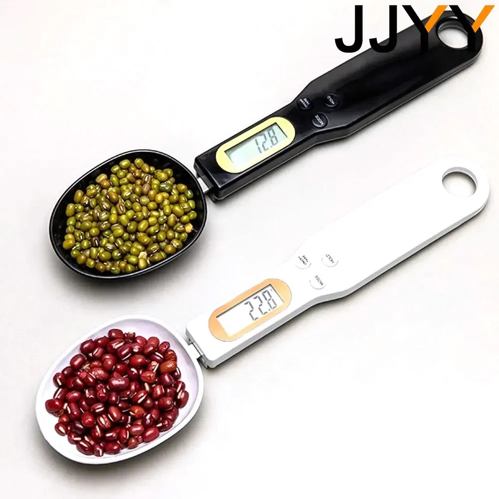 

JJYY Electronic Kitchen Scale 500g 0.1g LCD Digital Measuring Food Flour Digital Spoon Scale Mini Kitchen Tool for Milk coffee