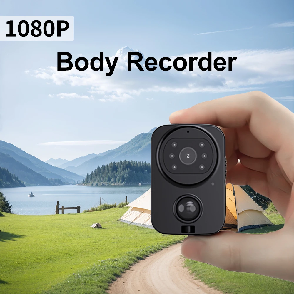 PD01 Waterproof Camera Mini Body Cam 1080P Pocket Police Cameras FHD Long Battery PIR Video Recorder Sport DV Bike Action Cam