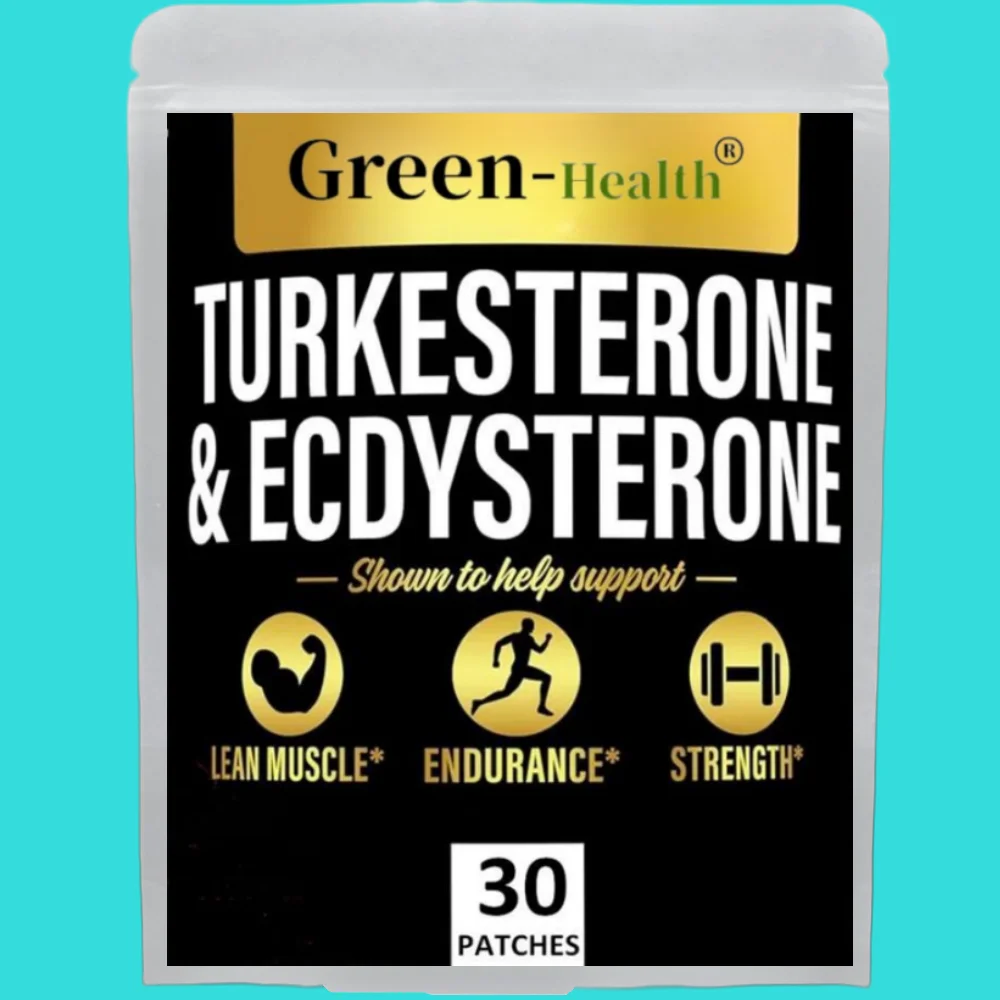 Turksterone con cerotti transdermici Ecdysterone per uomo-30 patch fornitura di un mese