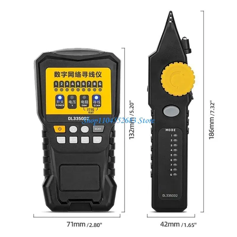 Y6GD RJ11 RJ45 Teléfono herramienta rastreo alambre y locutor alambre Ethernet manera eficiente.