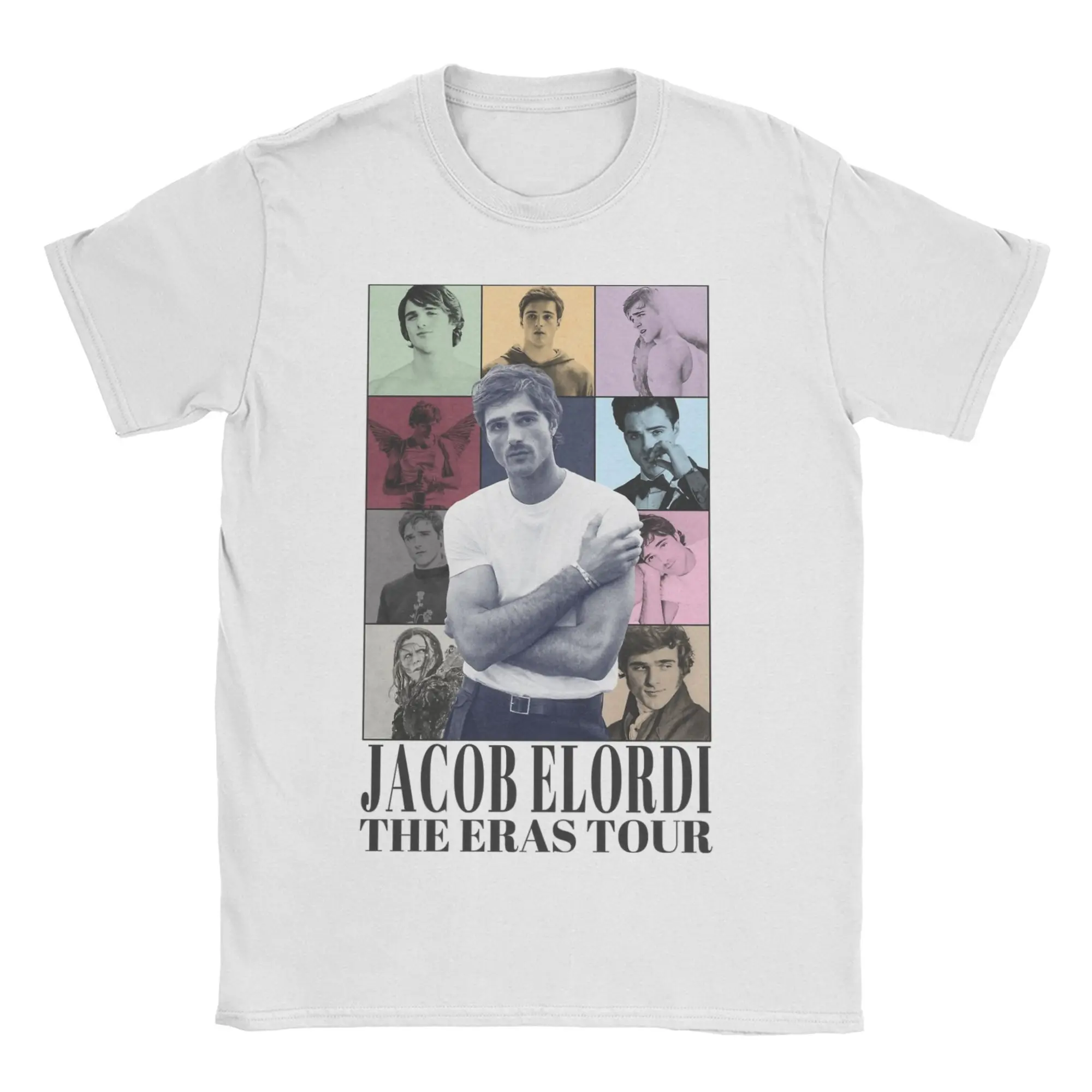 Jacob Elordi  Eras Wuthering Heights T-Shirts for Men Women Round Neck Pure Cotton T Shirt  Short Sleeve Tees Plus Size Tops