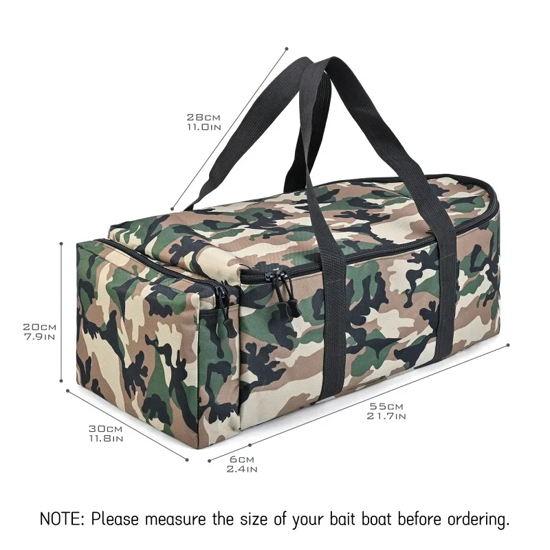 Portable Fishing Remote Control Boat Bag Fishing Rod Waterproof and Tear Resistant Outdoor Storage Bag for Boats Accessory