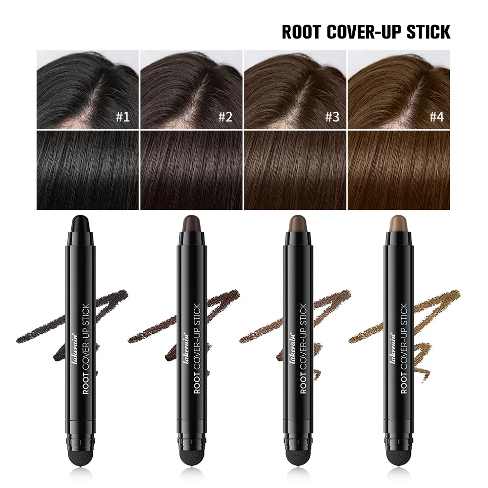 عصا صبغ الشعر 2 في 1 مع مشط فرشاة، تغطية رمادية سريعة، سهلة الاستخدام، صبغ الشعر بسرعة وتلوين مؤقت يدوم طويلاً #4