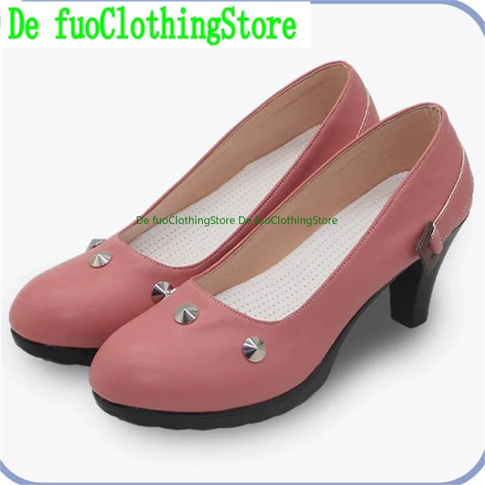 

DefuoClothing Elphelt Valentine Guilty Gear Cosplay Shoes Boots GameAnime Game Role-playing Shoes and Boots Halloween Party