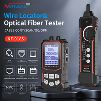 Noyafa NF-918S Cable Tester LCD Display Optical Power Meter Portable Optic Fiber Tester Visual Fault Locator Network Tools