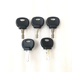 5PCS 14607 Key 14707 Ignition Key For Bomag Jcb Hatz Manitou Tractor Excavator Heavy Equipment