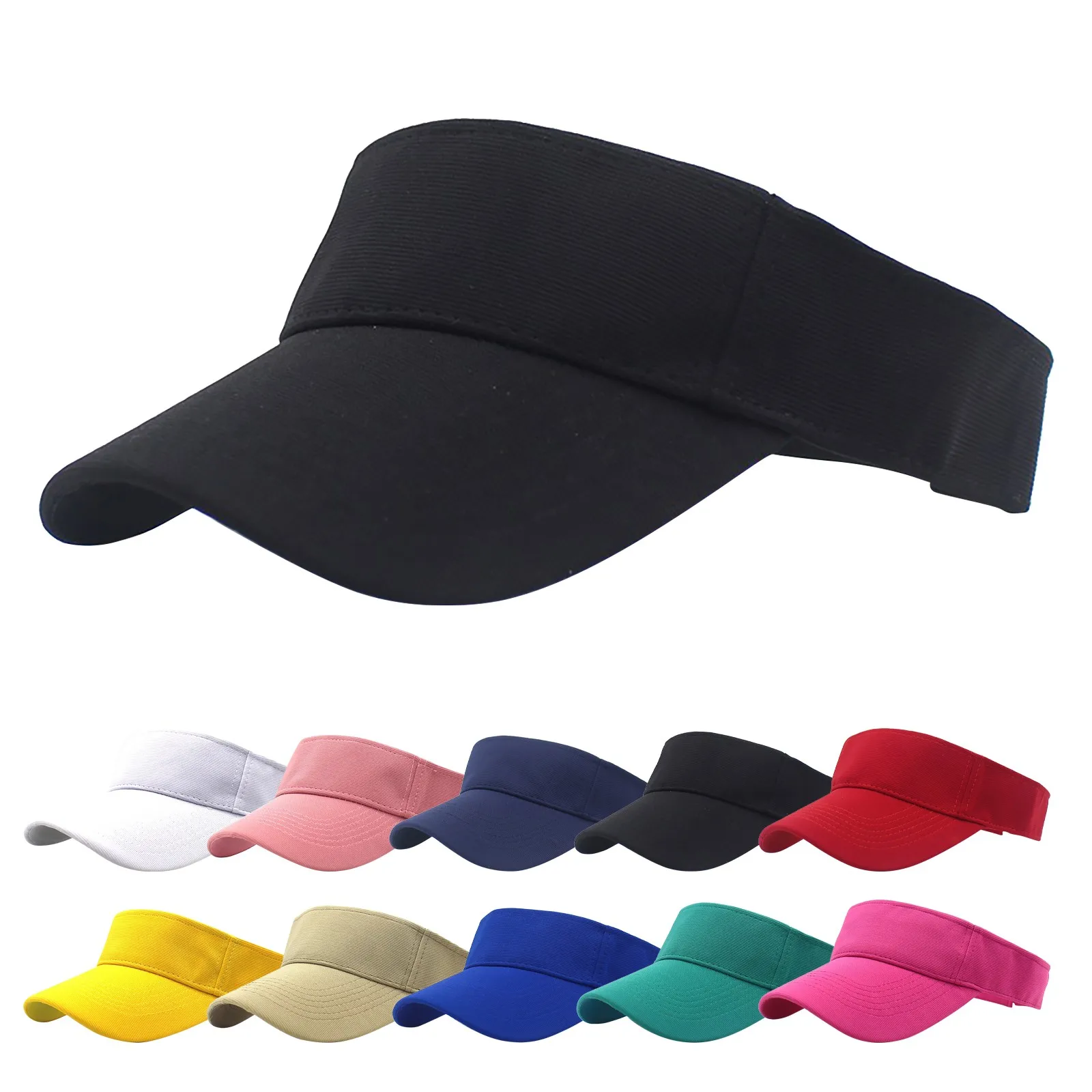 Beach Hats For Women Empty Top Sports Cap Adjustable Sun Visor Hat Chapeau Femme Summer Sunbonnet Caps шляпа женская летняя