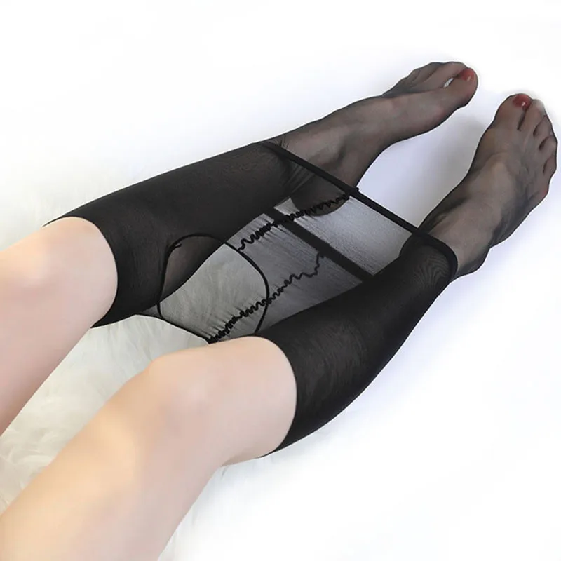 3 pçs feminino novo design de seda preta alta permeável meias finas luz perna artefato verão cinza tamanho longo sexy meia-calça mais