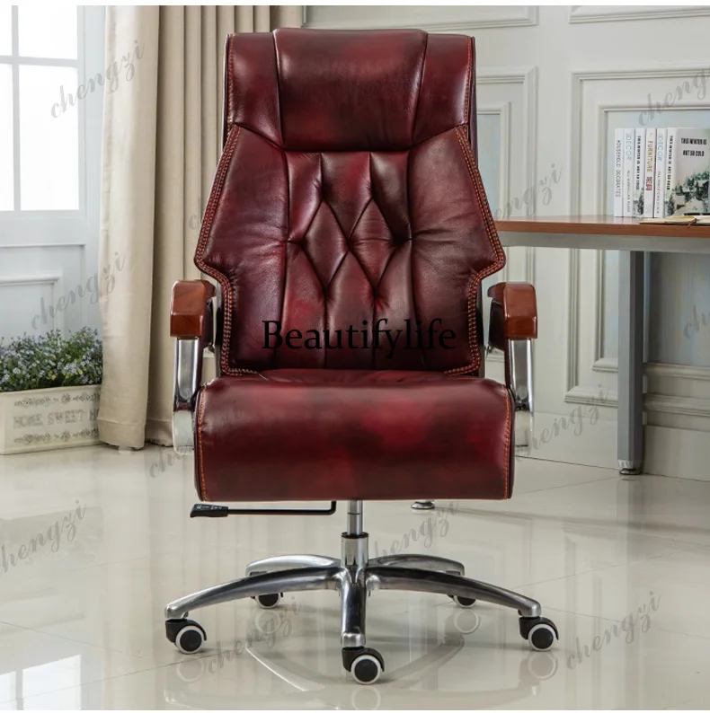 Boss, office, manager chair, simple modern meeting, lift swivel chair