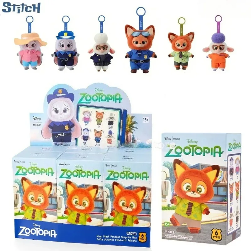 مجموعة ديزني الكرتونية Zootopia صندوق أعمى عمل الشكل دمية الفينيل رائعتين عناق أفخم الدمى لعشاق Zootopia