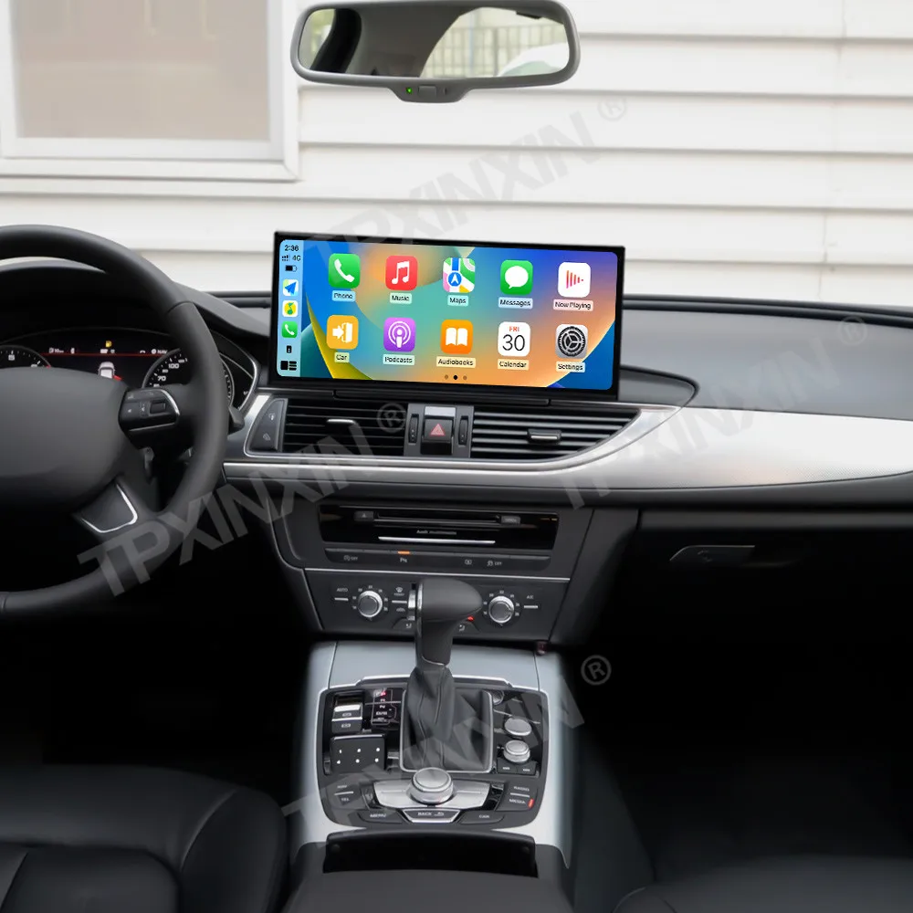 

15.8 Inch Auto Andriod 14 Carplay GPS Navigation For Audi A6 A7 2012-2015 Car Radio Stereo Multimedia Player Head Unit BT 4G LTE