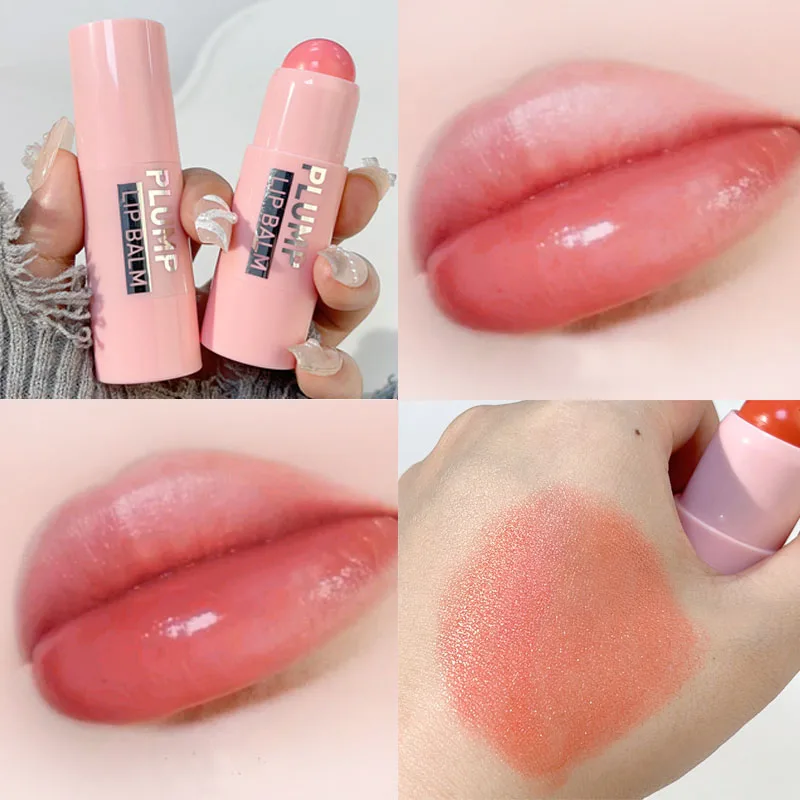 Moisturizing Colored Lipstick Waterproof Lasting Nutritious Lip Balm Natural Pink Hydrating Lip Tint Volumizing Lips Cosmetics