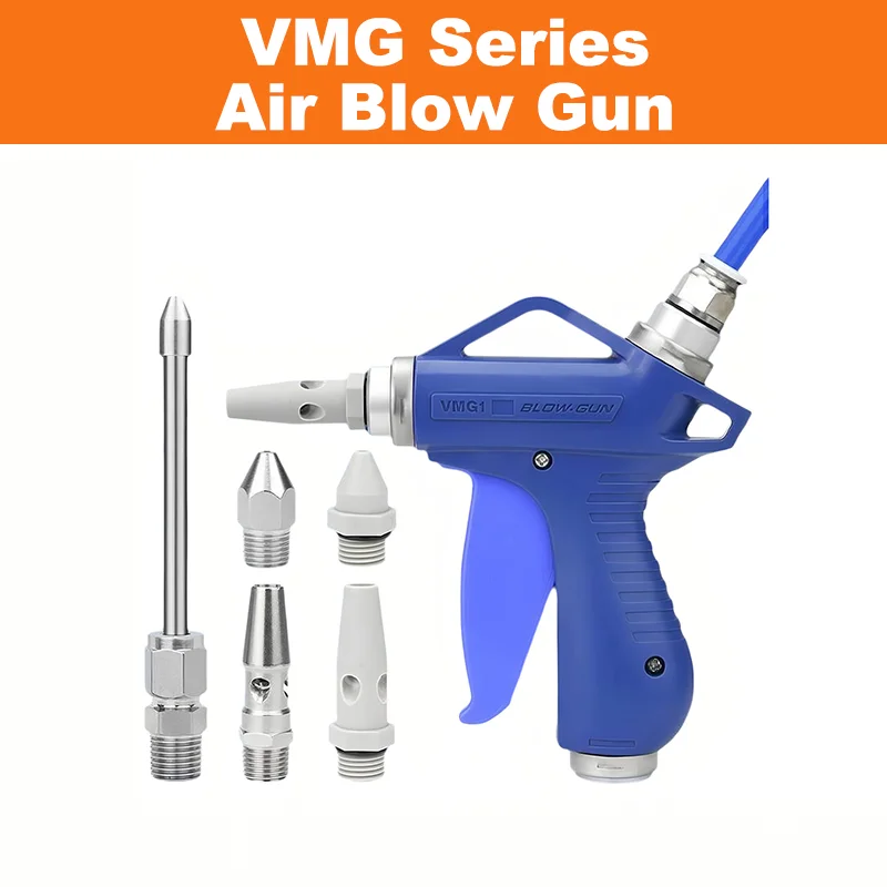 VMG Series Pneumatic Air Blow Gun – High Pressure Industrial Dusting Gun Air Cleaning Tool for Workshop Parts VMG11W-02