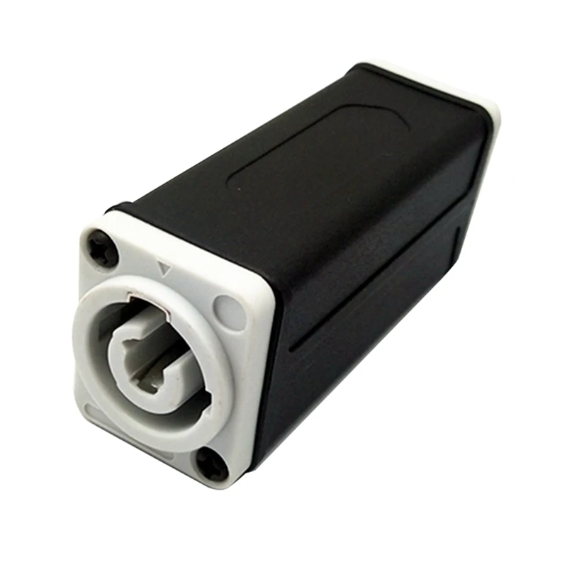 LED Powercon AC Coupler Adapter Extender Connector High Quality Speakon Panel Mount Straight Adapter