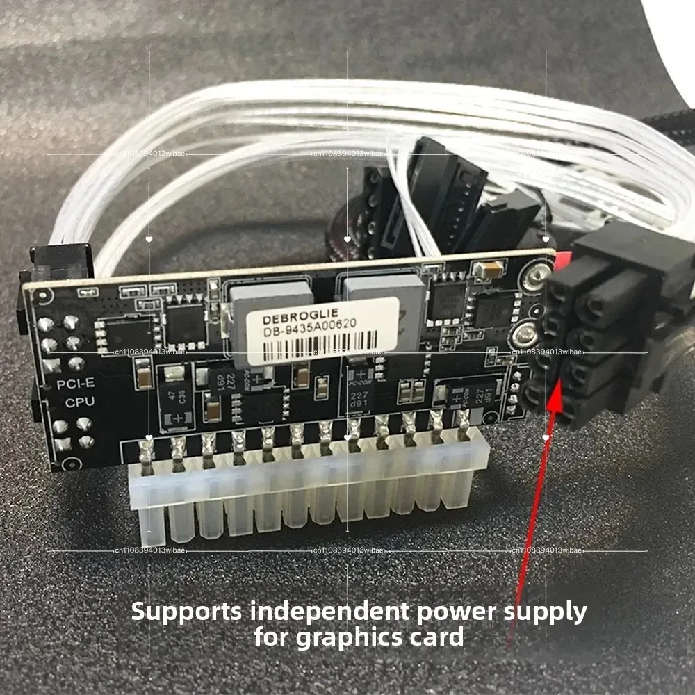 400W DC-ATX Power Supply Module, 24PIN DC To ITX PSU, Support GPU 12V for Mini