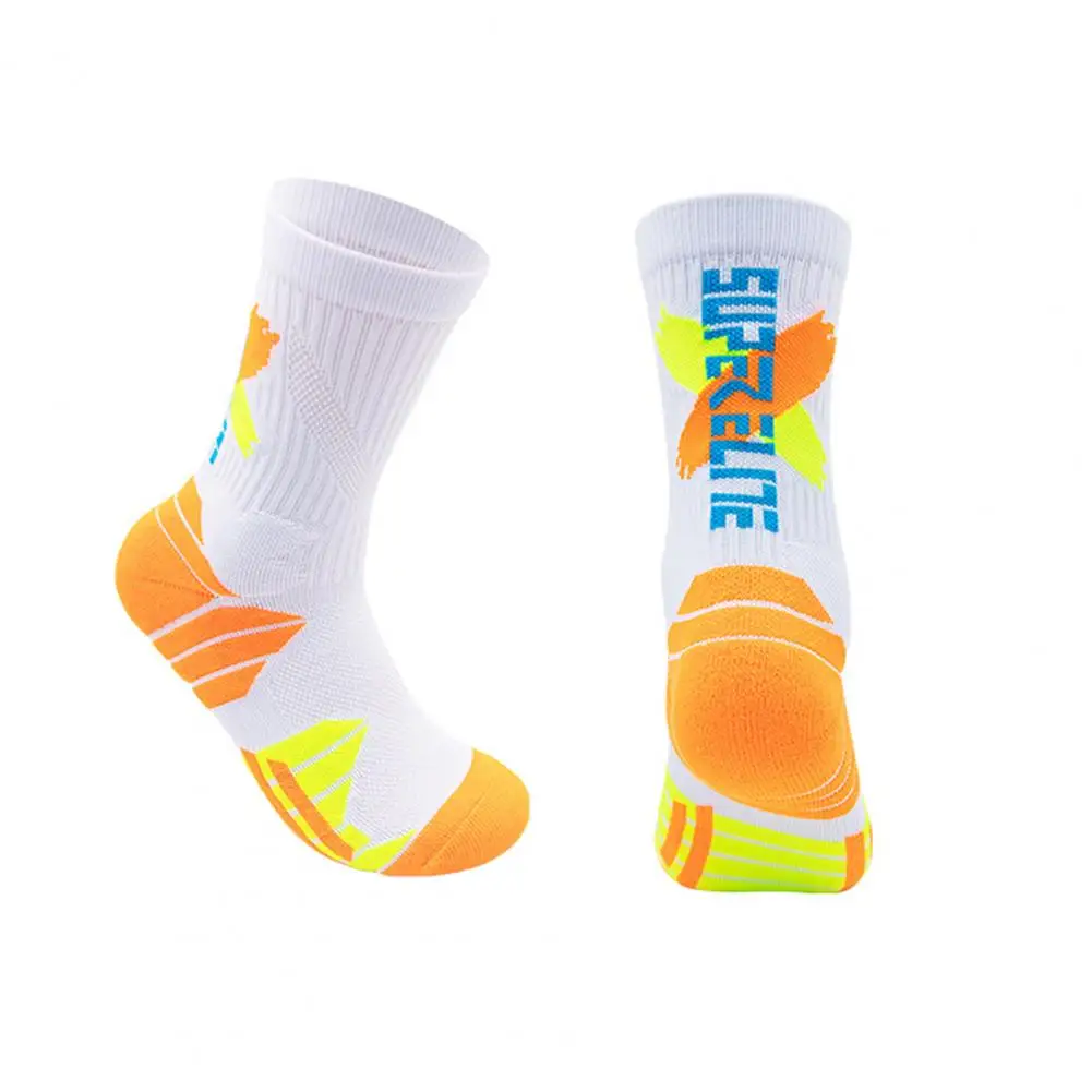 Basketball Socks Anti-deformed Long Socks Shockproof Foot Protector  Stylish Thicken Running Socks