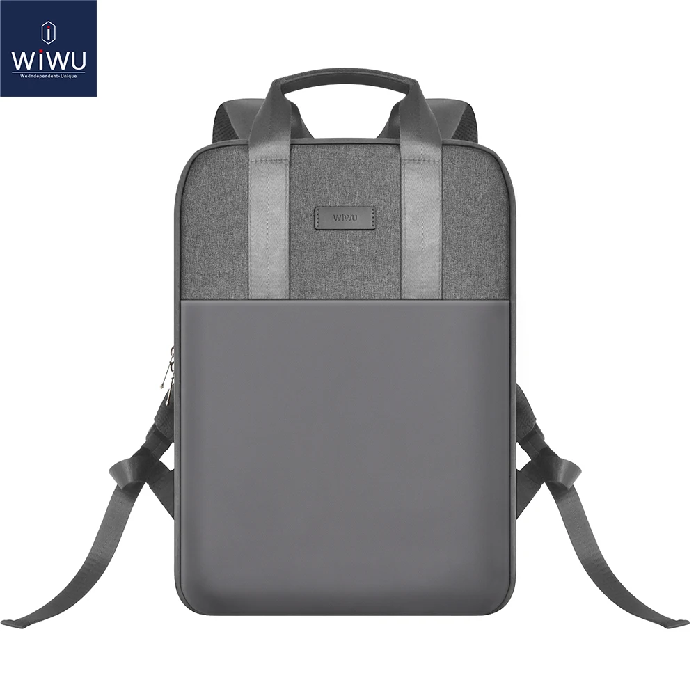WIWU laptoprugzak voor dames en heren, reisrugzak met grote capaciteit, schooltas voor MacBook Air 15, waterdichte rugzak voor dames.