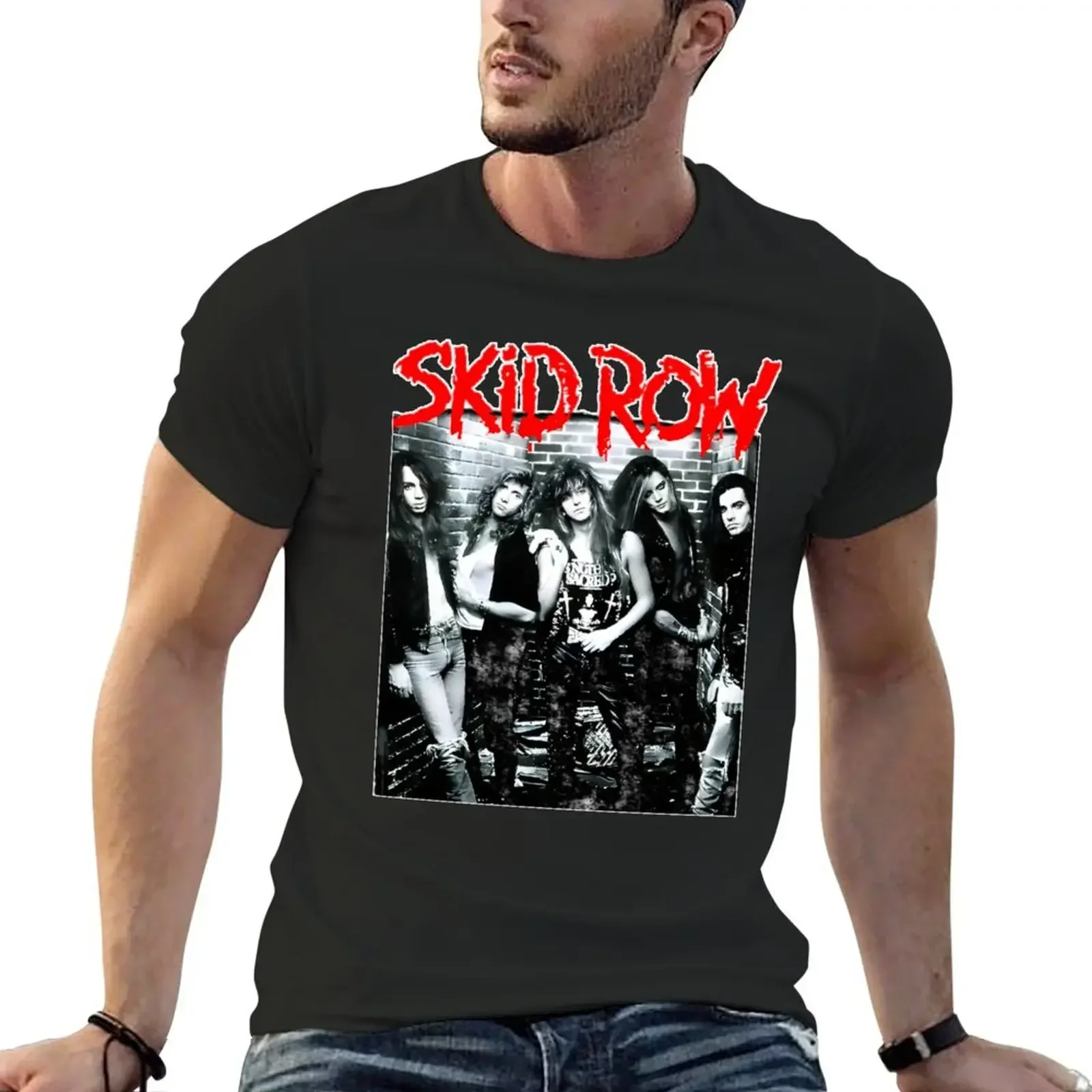 

Skid Row T-Shirt vintage t shirts vintage anime tees Men's t shirts