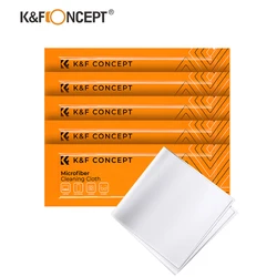 K&F Concept 5Pcs 15cmx15cm Lndividually Vacuum Wrapped Microfiber Cleaning Cloths For Camera Lens Glasses Phones LCD Screens