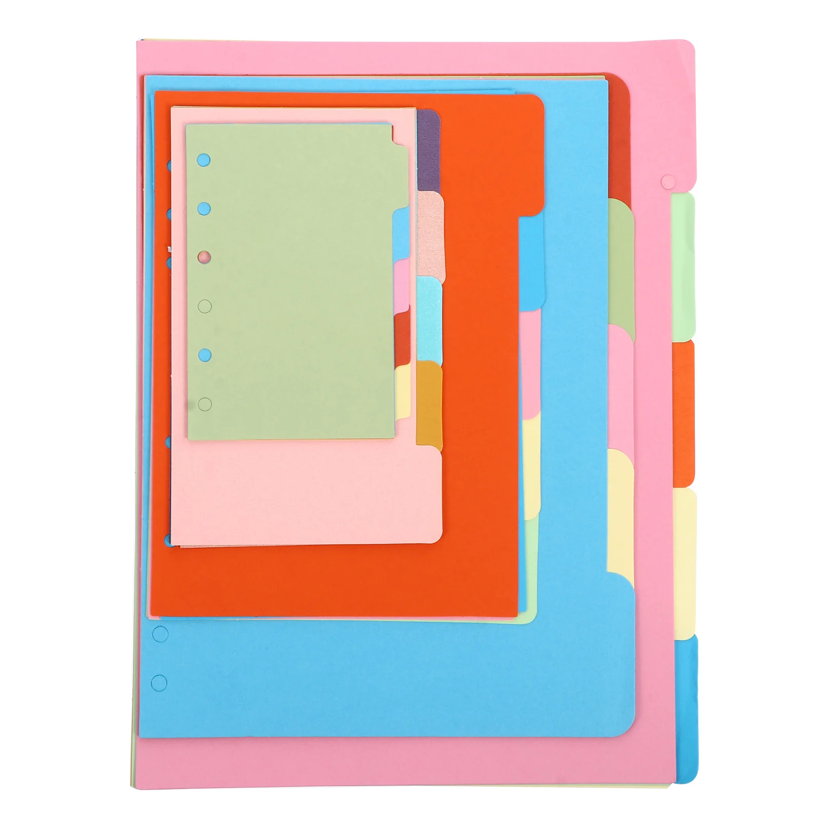 5Sets Notebook Loose Leaf Paper Replacement Color Smooth Surface Practical Planner Papers for Study Office School