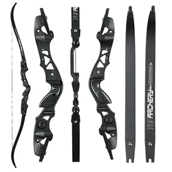 Toparchery 62inch ILF Bow Recurve Bow Take Down Bow 25-60lbs Right Hand Longbow For Outdoor Archery Practice