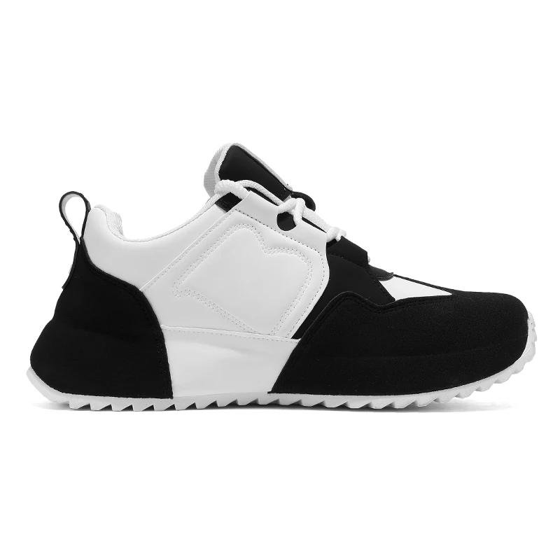 

Chunky Sneakers Mens Designer Cover Bottom Sport Shoes Fashion Casual Microfiber Leather Upper Increased Internal Platform Shoes