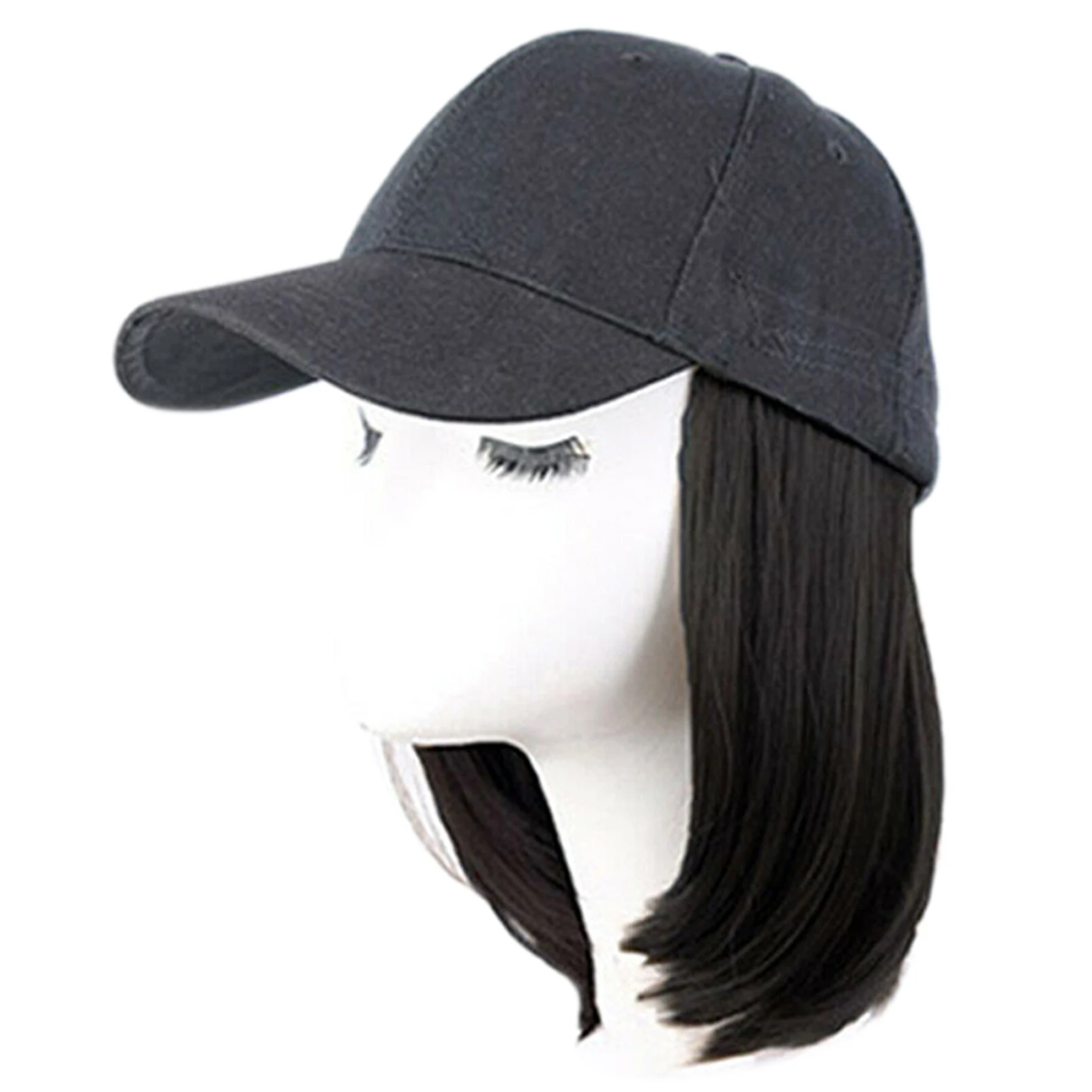 Adjustable Short Hair Wig Caps Smoothly Soft -free & Low Maintenance Cost for Bad Hair Days like Busy Mornings Gym Days