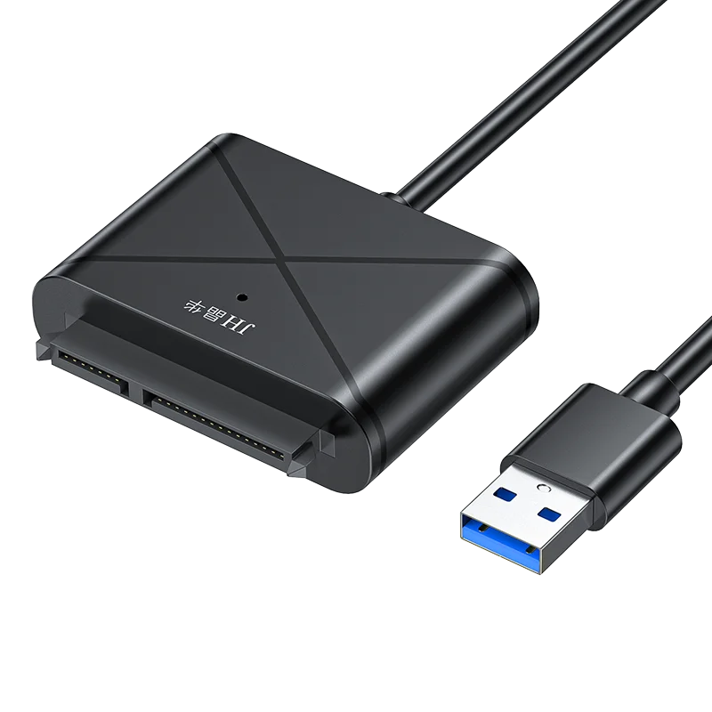 USB 3.0 to SATA III Adapter External Converter for Laptop TV PS4/5 Support 18TB Hard Drive High-Speed Data Transfer
