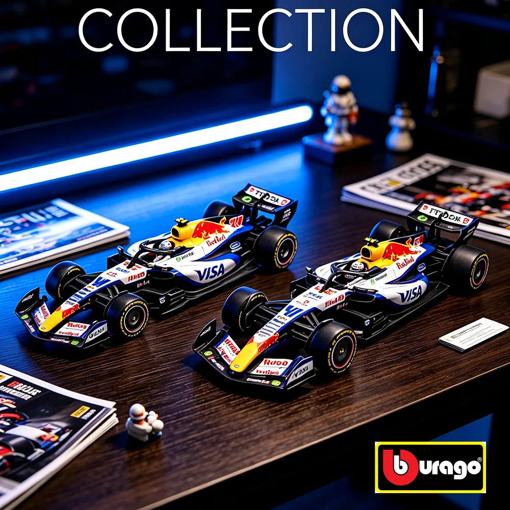 Bburago 1:43 2026 F1 RACING BULLS VCARB-03 30 # LIAM LAWSON 41 lat # Model samochodu ze stopu metalu Arvid Lindblad