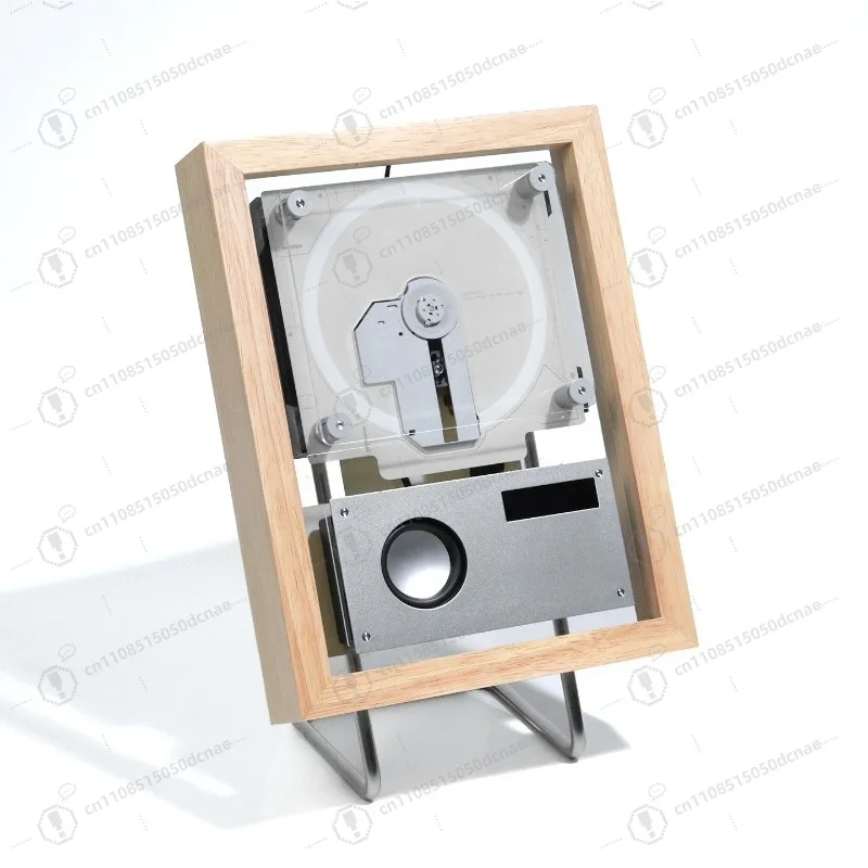 Transparent Acrylic Music Frame CD Player Magnetic Wall Mounted Bluetooth 5.1 Stereo Speaker Vintage Home Decor Gift
