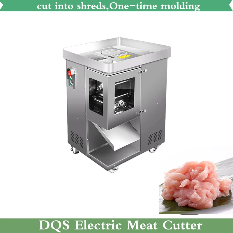 Commercial Electric Meat Cutter, Stainless Steel Vegetable And Fruit Shredder, One-Time Molding