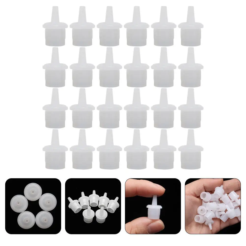 

100Pcs Lash Glue Bottle Plugs ABS Replacement Caps Eyelash Extension Tools Suitable for Professional Home Use Prevent Solidify