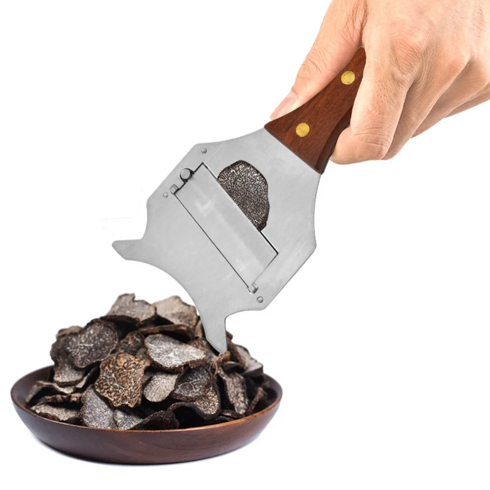 Neue Edelstahl Trüffel Butter Roll Slicer Einstellbare Scheibe Dicke Schokolade Hobel Backen Hohe Härte Käse Hobel