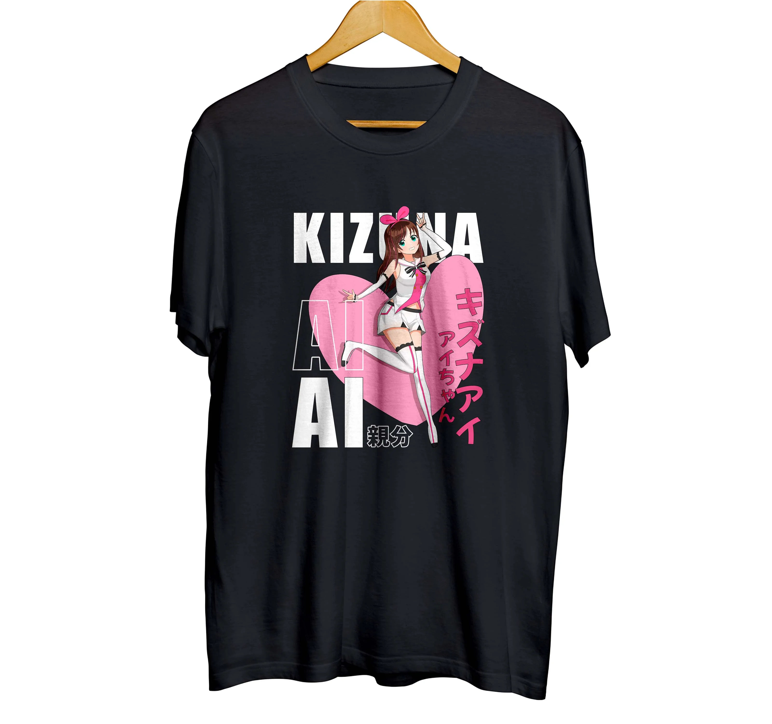 T-shirt distroanime vtuber KIZUNA AI - HOLOLIVE JPN 100% cotton combed 30s