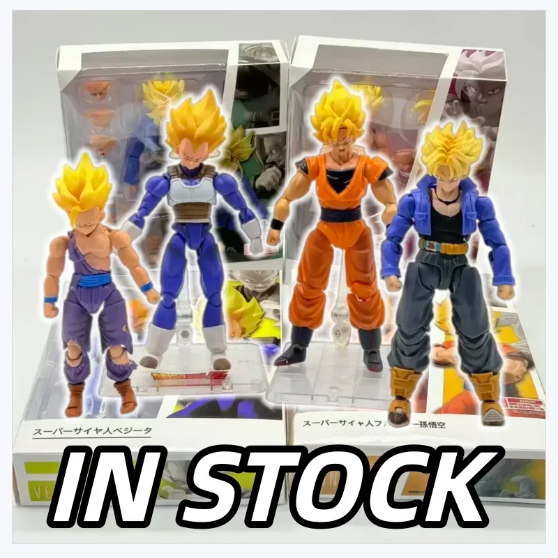 

Hot IN STOCK Dragon Ball SHF Goku Vegeta Action Figure Super Saiyan Gogeta Dbz Figurine PVC Collection Model Toys for Kids Gifts