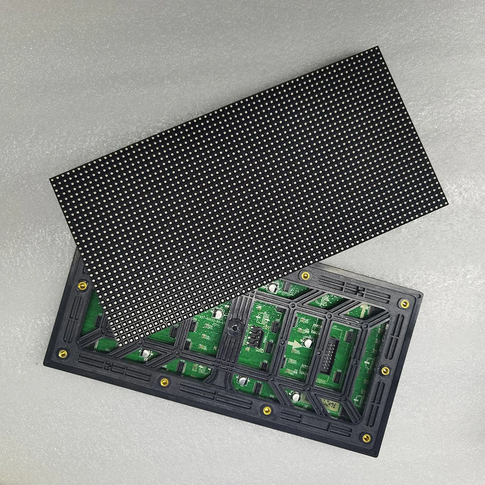 P4 Full Color LED Display Waterproof 256×128mm 64×32pixel 1/8Scan Hub75 led screen