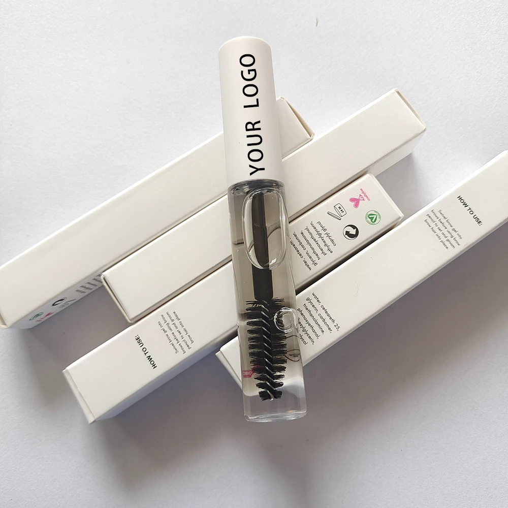 프라이빗 라벨 눈썹 스타일링 젤 리퀴드 방수 지속력 좋은 맞춤형 3D 투명 브로우 왁스 소프 젤