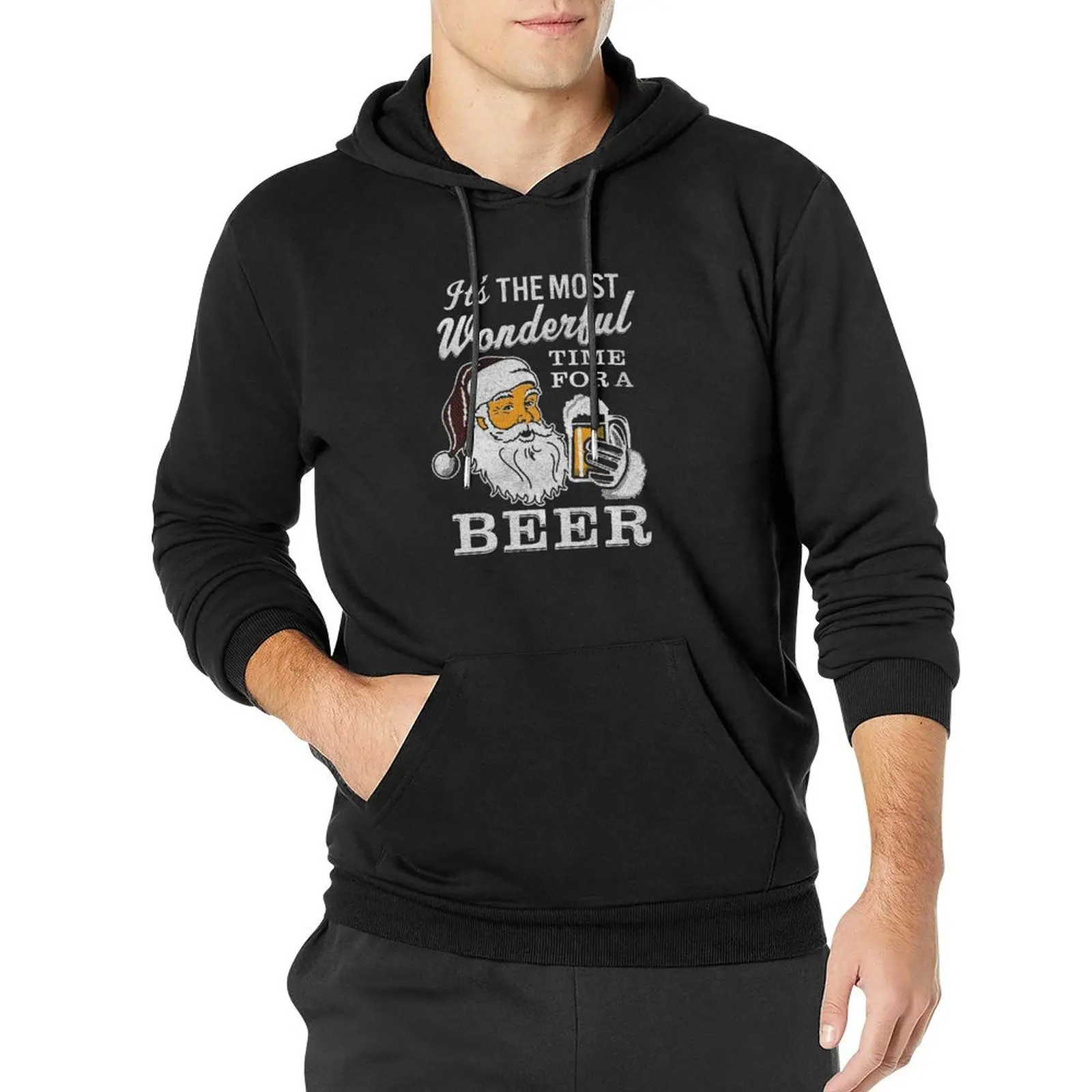 

It's the Most Wonderful Time For a Beer Men's t-shirt - Beer Lovers Tee Pullover Hoodie men wear hoodie oversize