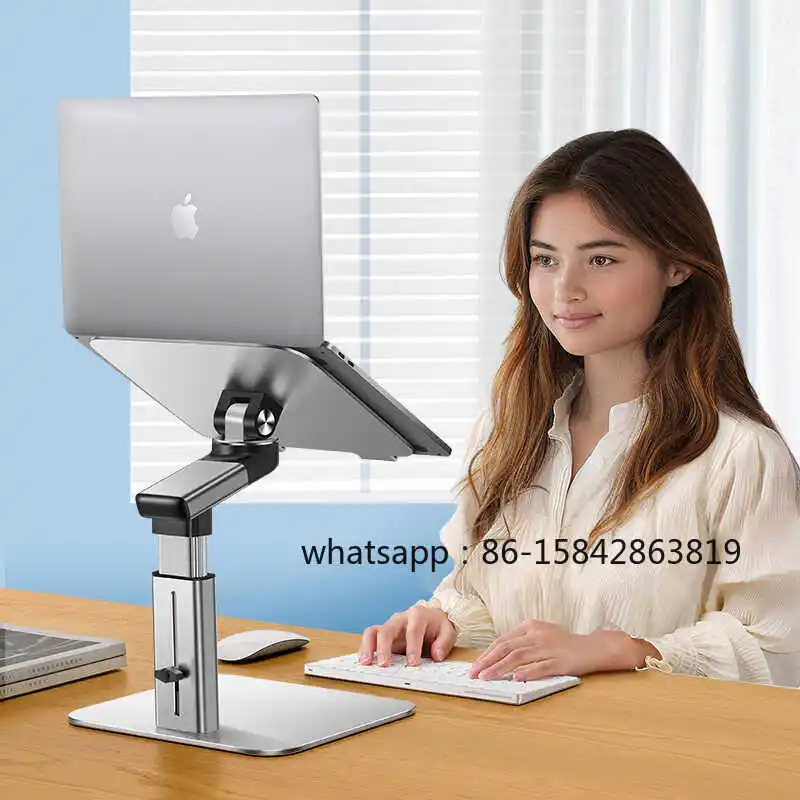 360-degree-rotatable-laptop-bracket-metal-office-desktop-can-be-lifted-and-lowered-support-frame