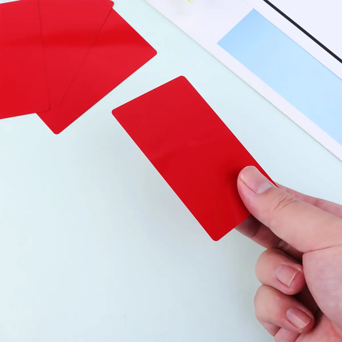 

50Pcs Colored Blank Name Card 0.2mm Hard Anodized Aluminum for DIY Engraver Machine Cnc Compatible Business Size Rounded Corner