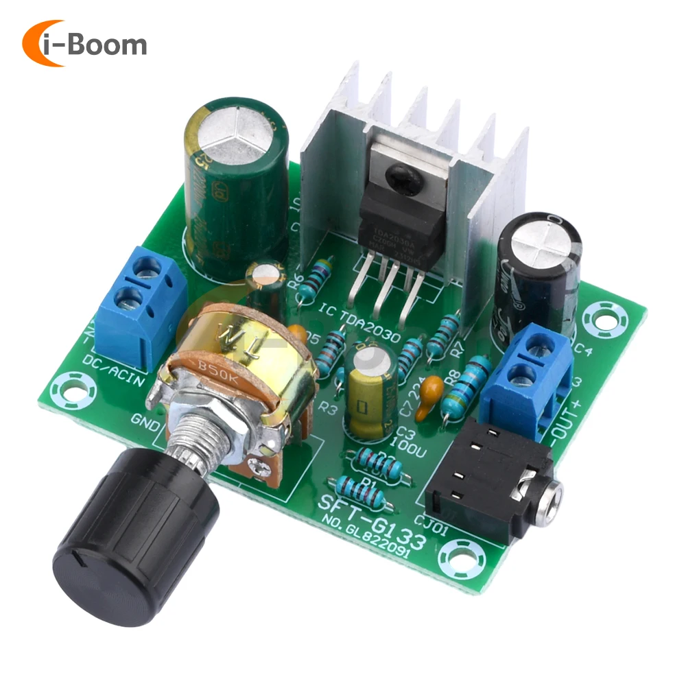 TDA2030A DC9~12V Audio Amplifier Module Volume Adjustment High Fidelity Mono Amplifier Board 15W Speaker