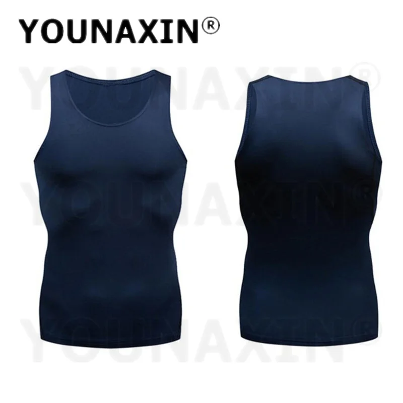 

Men's Basketball Sleeveless T-Shirt Tight Gym Fitness Running Vest Training Top Compression Sports Quick Drying S M L XL 2XL 3XL