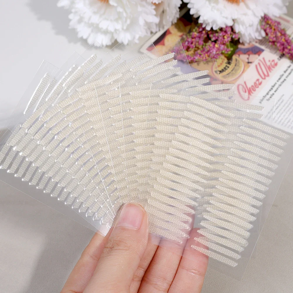 Natural Mesh-Lace Double Eyelid Sticker Waterproof Transparent Self Adhesive Invisible Eye Tape Sticker Women Eyes Makeup Tools