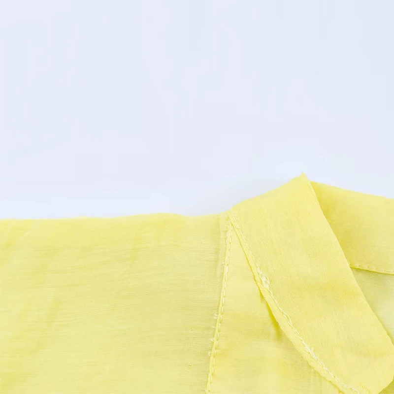 Elegant Chinese Style Frog Button Blouse Sheer Wide Sleeve Loose Fit 2026 Summer Office Casual Chic Breathable Wear Women Top