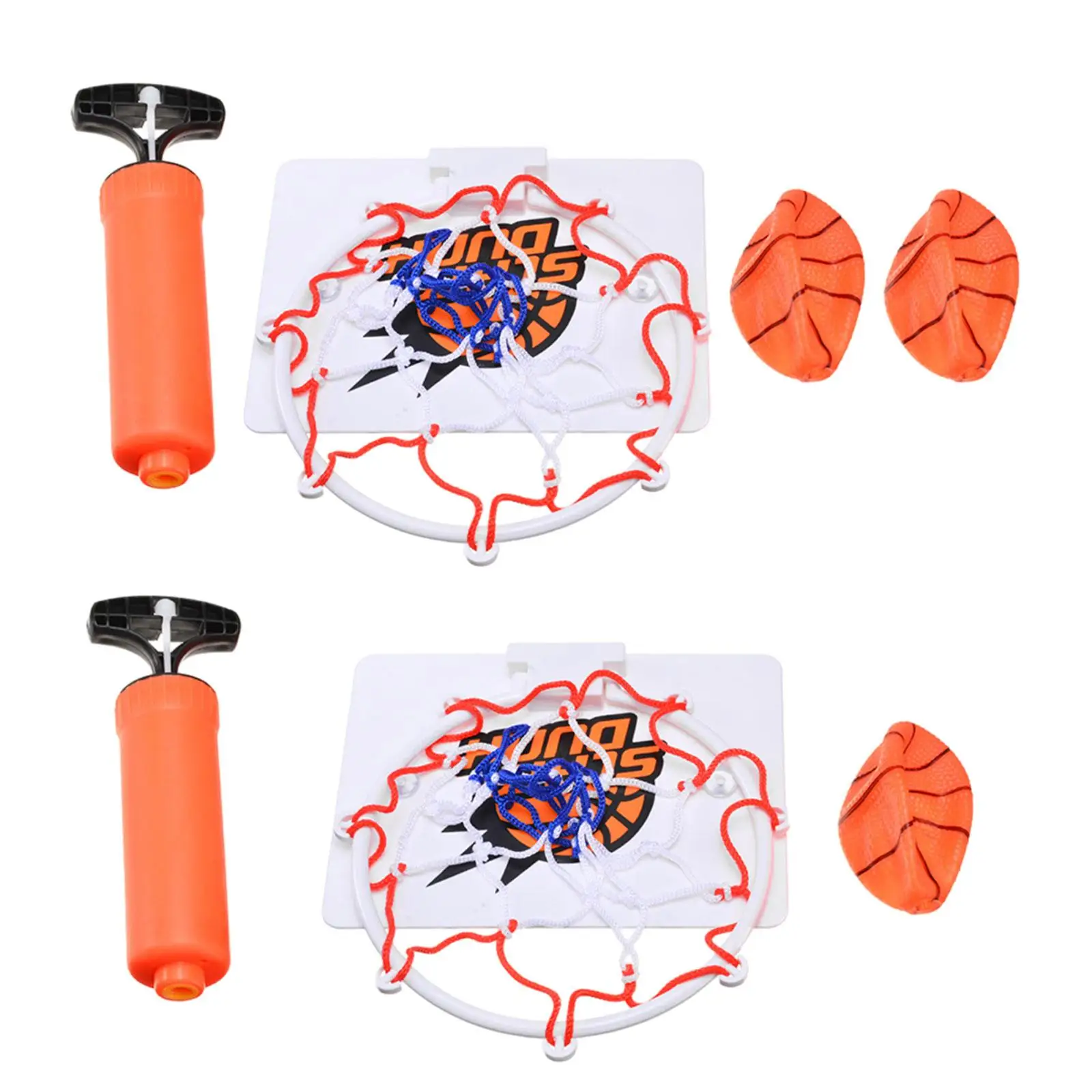 Mini Basketball Hoop Set with Basketball Educational Outdoor Sport Games Hanging Basketball Frame for Wall Holiday Gifts Door