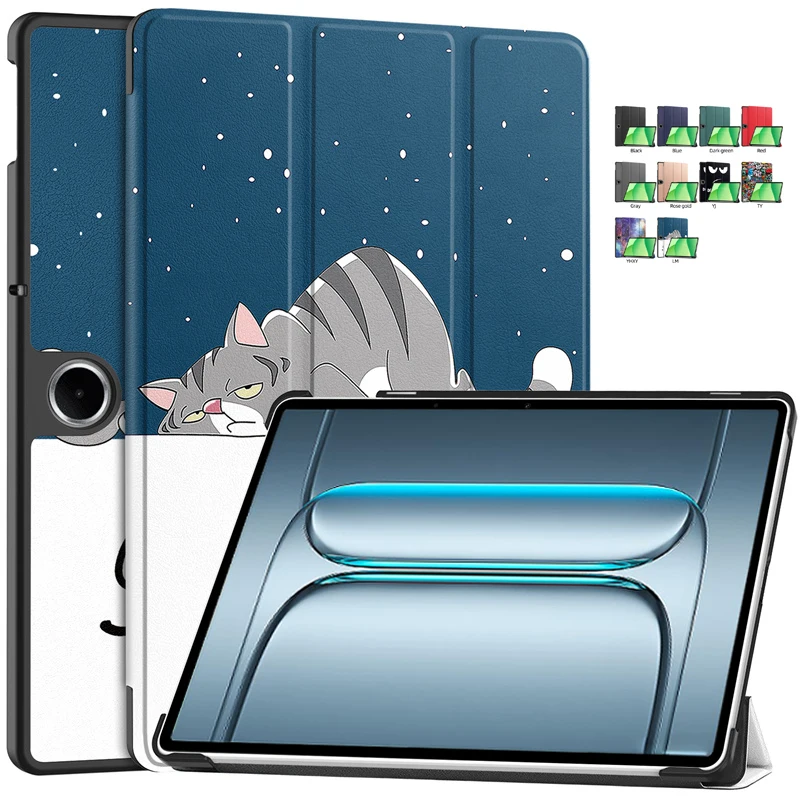 

Чехол для Oneplus Pad Lite, чехол Funda Smart, магнитный кожаный окрашенный чехол для OPPO Pad SE 11 дюймов/OnePlus Pad Lite, детский чехол