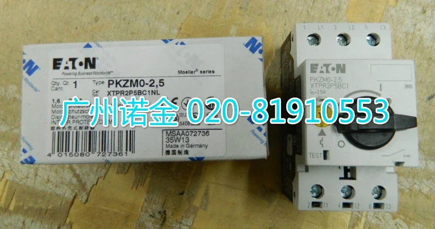 

EATON PKZM0-2.5 XTPR2P5BC1 100% new and original