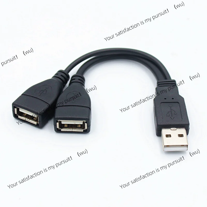 ZOCI-1 Male Plug To 2 Female Socket USB 2.0 Extension Line Data Cable Power Adapter Converter Splitter USB 2.0 Cable 15/30cm